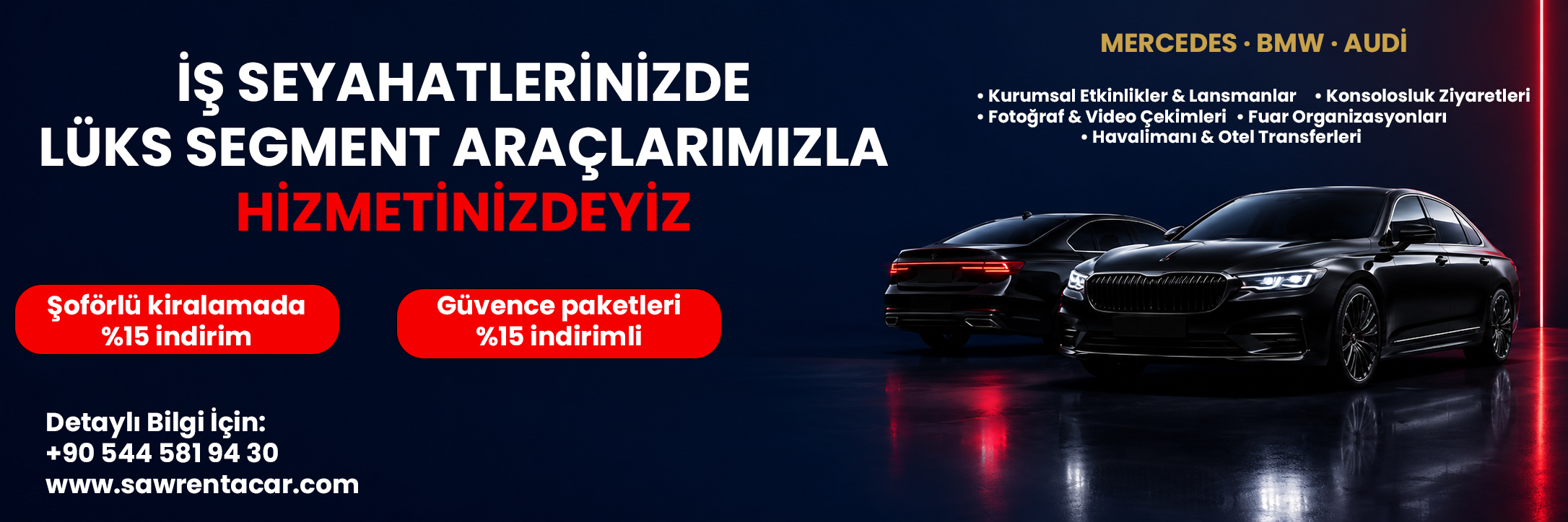 Lüks Araç Kiralama Fırsatı